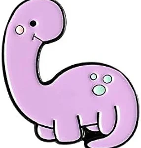 Pin de esmalte del parque de dinosaurios lindo animal insignia tiranosaurio broches bolsa de ropa solapa Pin moda púrpura