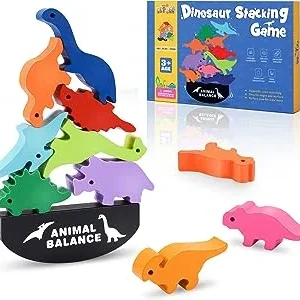 Juguetes Niños 3 4 5 6 Años, DejaNard Dinosaurios Juguetes 3 4 5 6 Años Juguetes Montessori 2 3 4 Años Juegos Niños 3-6 Años Regalos Niños 3-7 Años Juguetes de Madera Puzzle 3 4 5 Años
