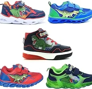 Zapatos Dinosaurio T-Rex con luces del 24 al 32