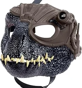 Jurassic World Máscara Indoraptor Careta articulada Disfraz de dinosaurio con luces, juguete +4 años (Mattel)
