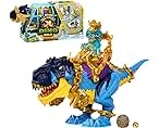 Treasure X – TX Dino Dissection, un disosaurio T-Rex Azul de 15 cm para diseccionar, en una Jaula con un muñeco y Accesorios, con una Sorpresa en el Interior, 8 Tesoros Diferentes, Famosa - Imagen 2