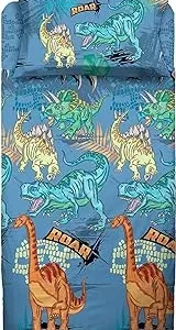 hermet Dinosauri | Juego de sábanas Individuales | 1 Cuadrado | 100% algodón