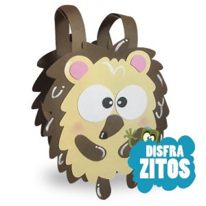 DISFRAZ ERIZO GOMA EVA