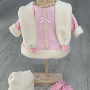 Conjunto Pelito Bufanda Rosa
