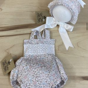 Pelele Liberty con Puntilla de Encaje