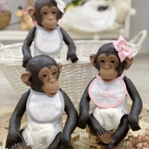 Babero Personalizado Para Chimpancé o Bulldog
