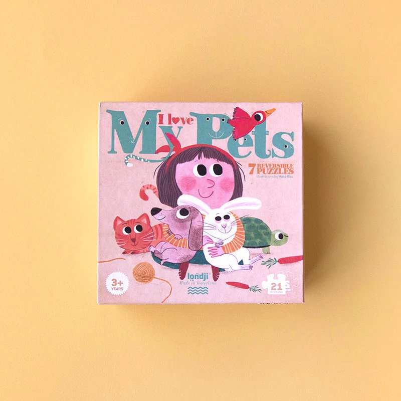 Puzzle I love my pets - Imagen 2
