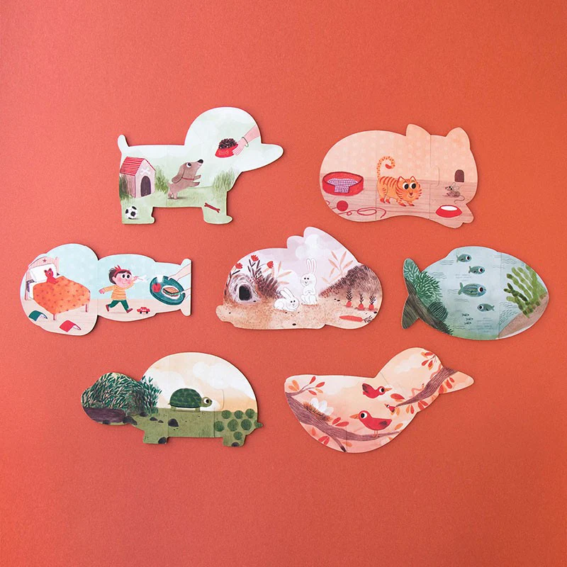 Puzzle I love my pets - Imagen 4